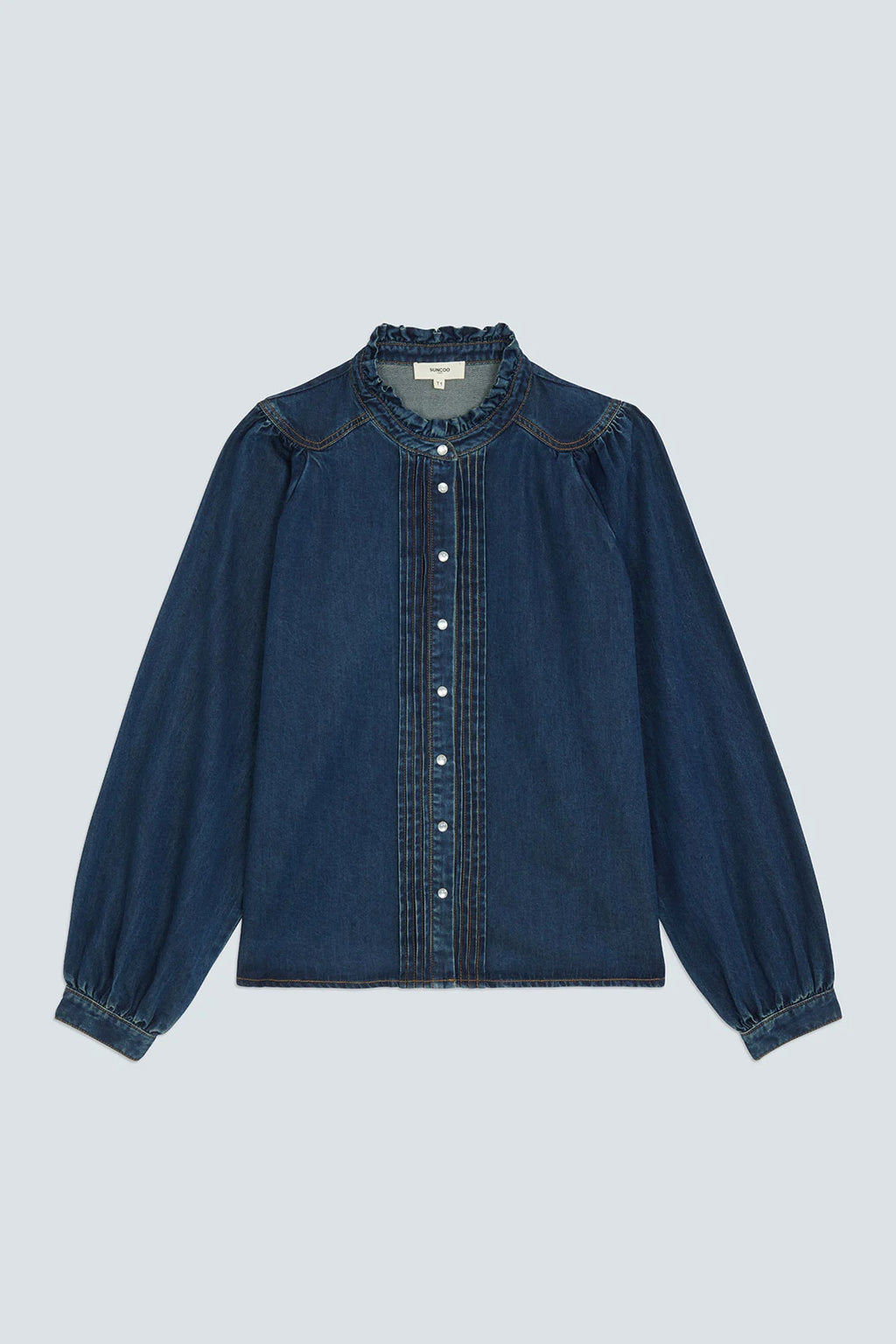 Suncoo Lizzy Blouse - Denim