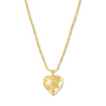 Ashiana Tresor Gold Heart Necklace