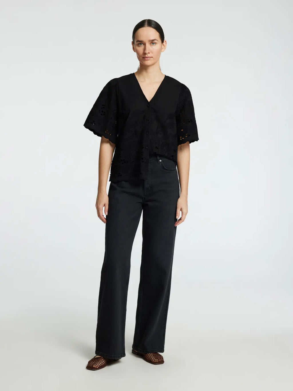 Selected Femme Dahlia Blouse - Black