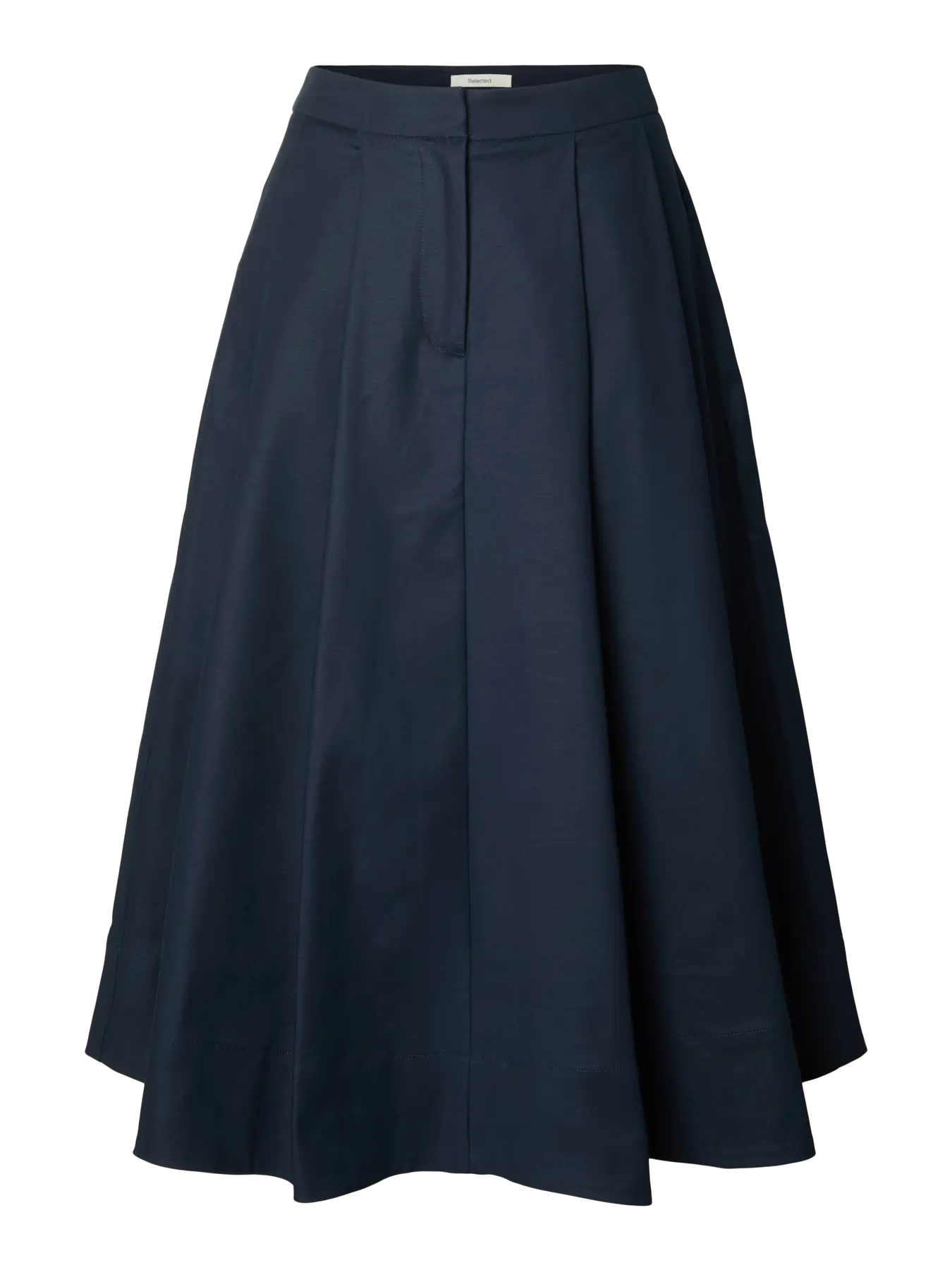 Selected Heather Midi Skirt - Navy