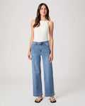 PAIGE Anessa 31" Wide Leg Braided Jeans - Encino