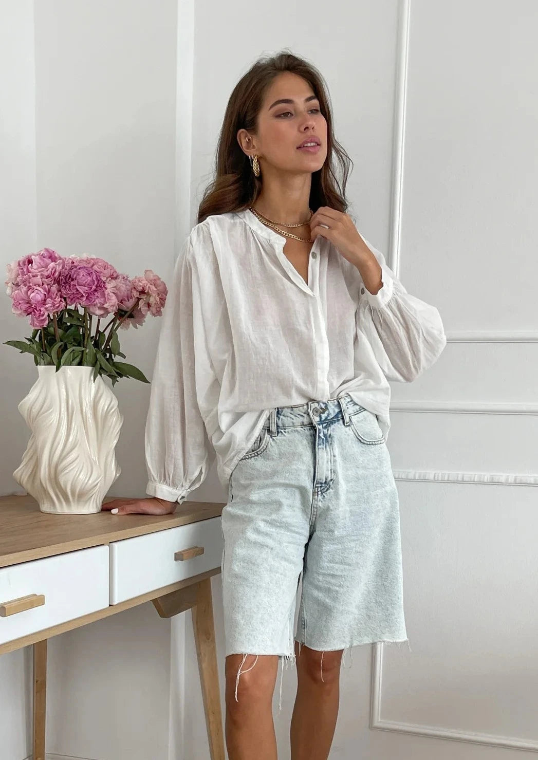 Charli Maya Blouse - White