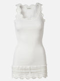 Rosemunde Benita Silk Lace Top - New White