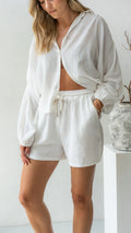 Charli Anais Shorts - White