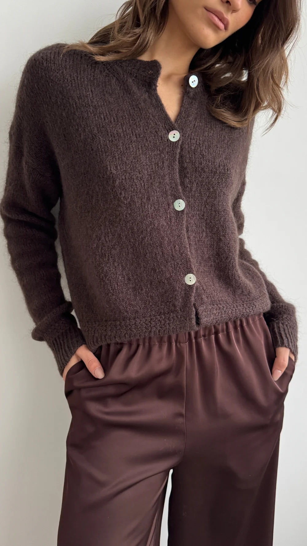 Charli Reyna Cardigan - Brown