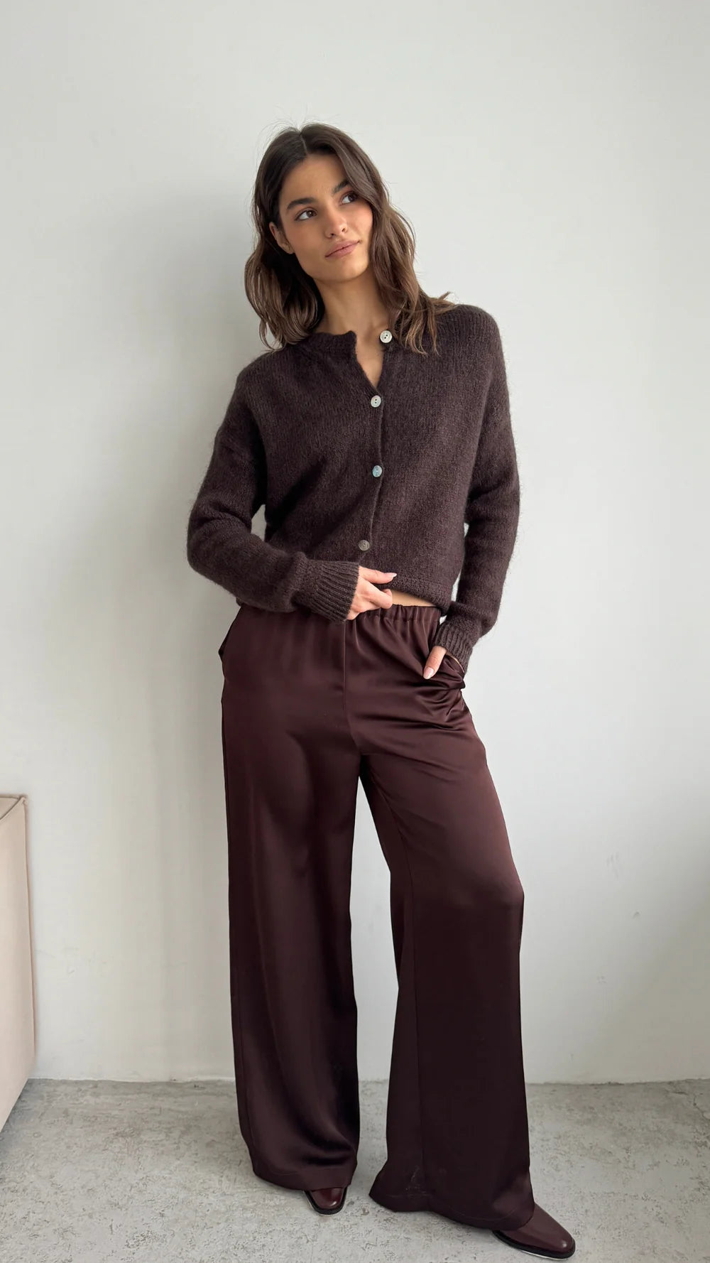 Charli Reyna Cardigan - Brown
