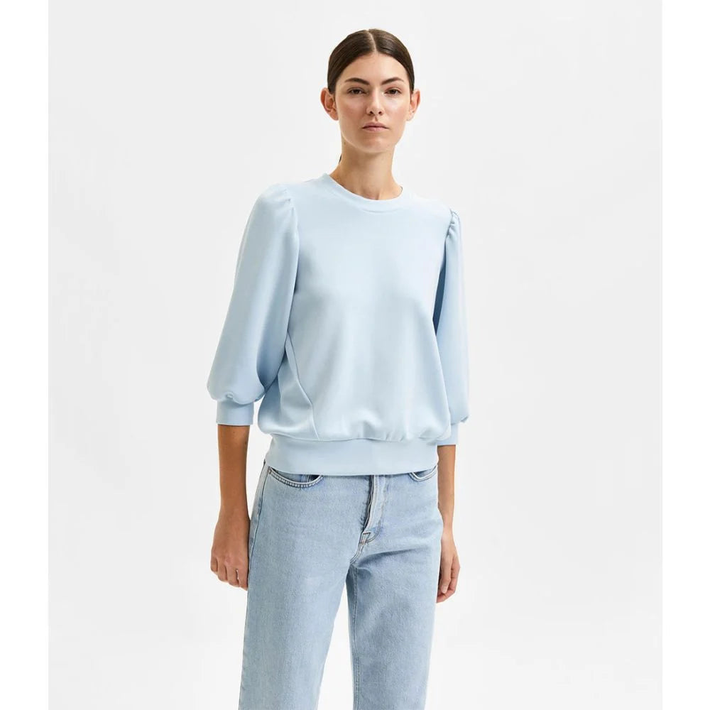 Selected Femme Tenny Sweatshirt - Cashmere Blue