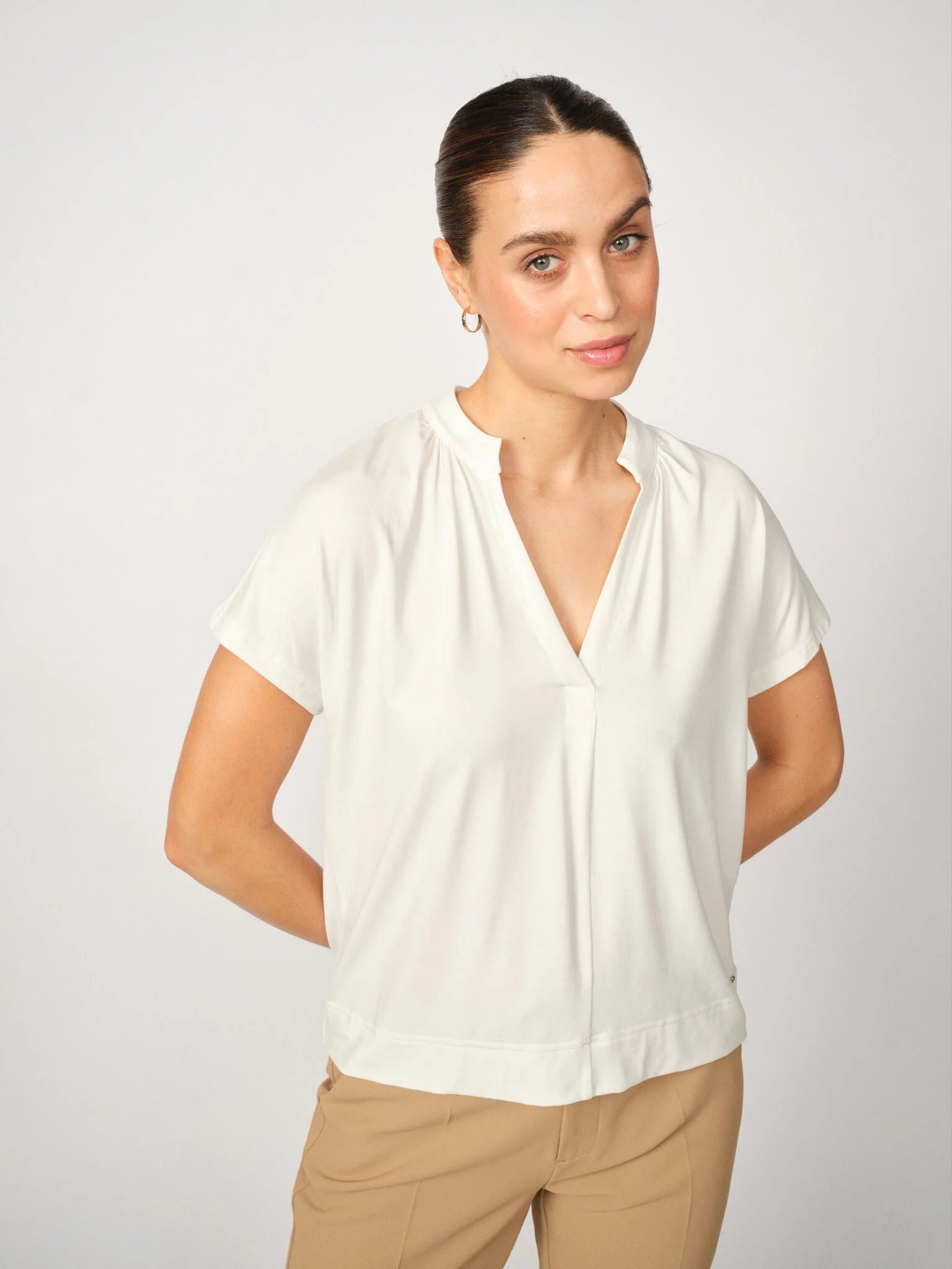 Mos Mosh Shire Blouse - Ecru