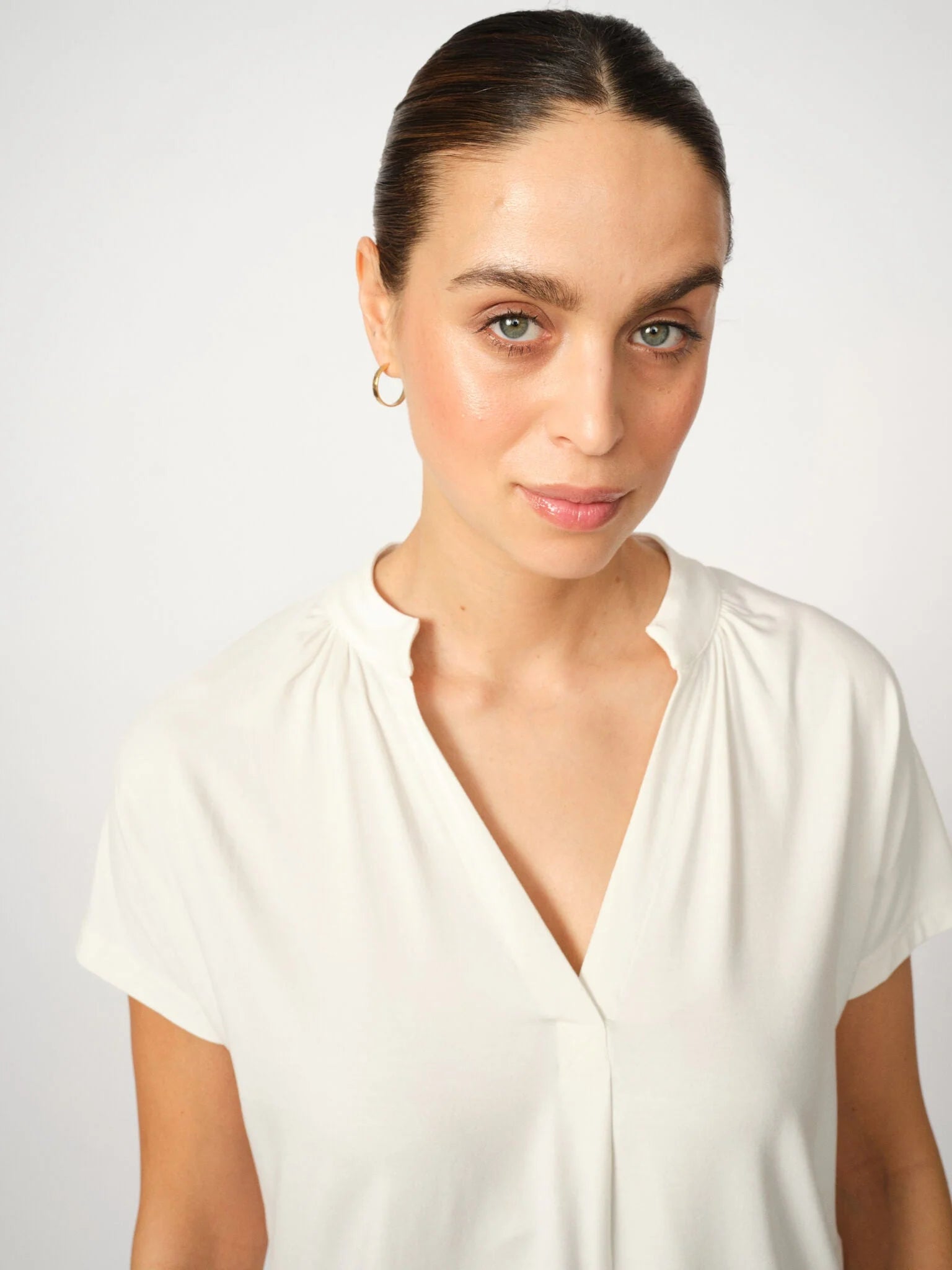 Mos Mosh Shire Blouse - Ecru