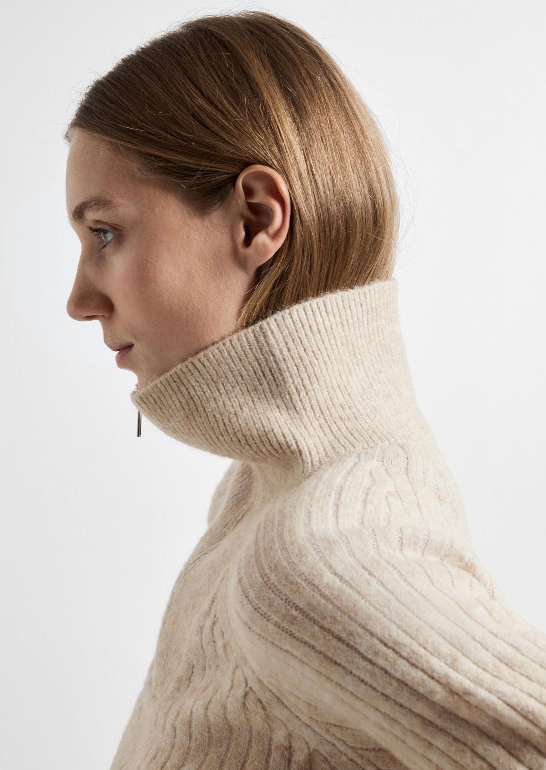 Selected Femme Lulu Half Zip - Birch