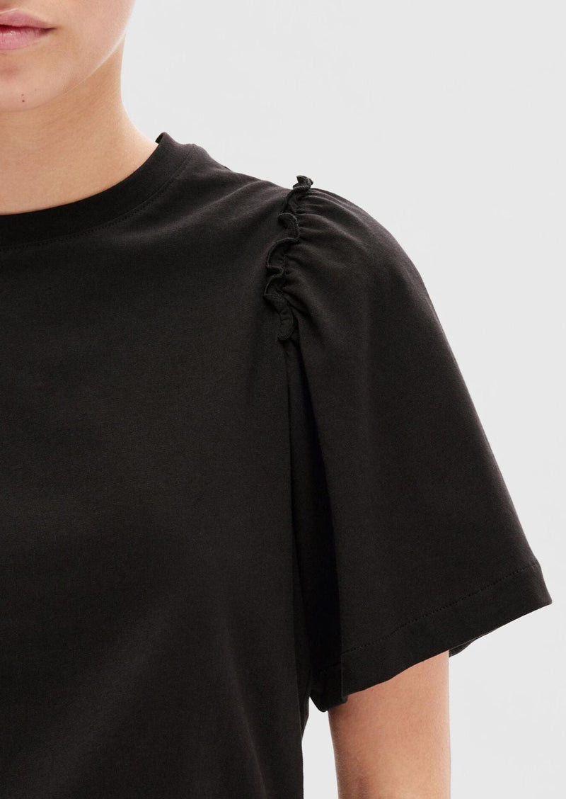 Selected Femme Penelope T-Shirt - Black