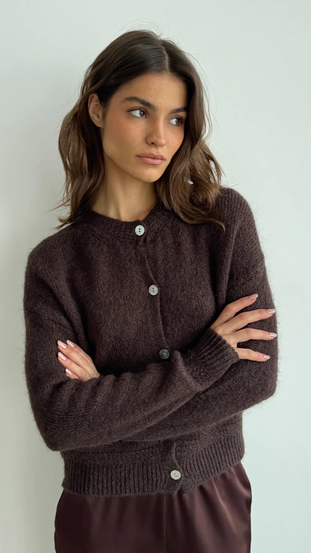Charli Reyna Cardigan - Brown