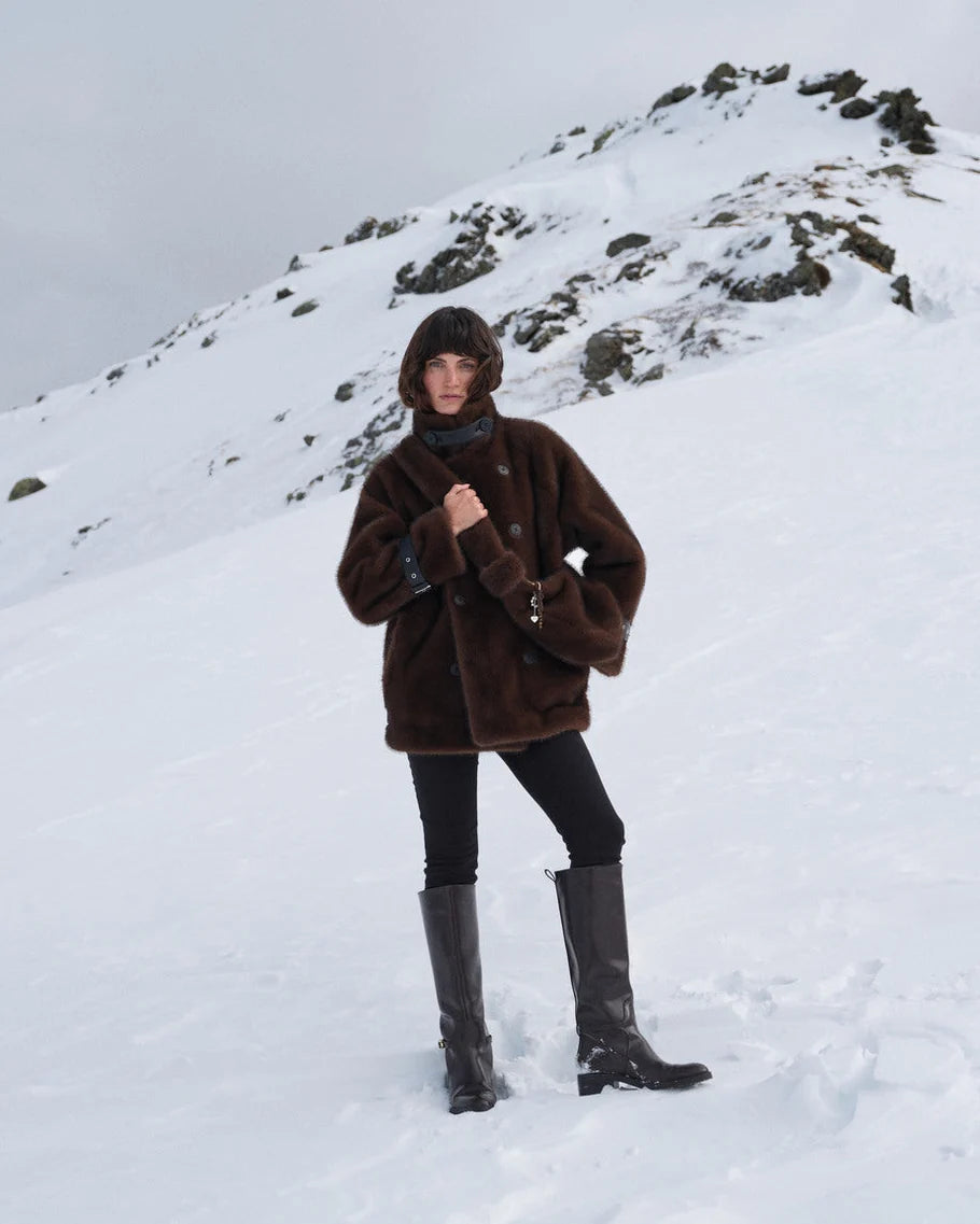 Mos Mosh Nanette Faux Fur Coat