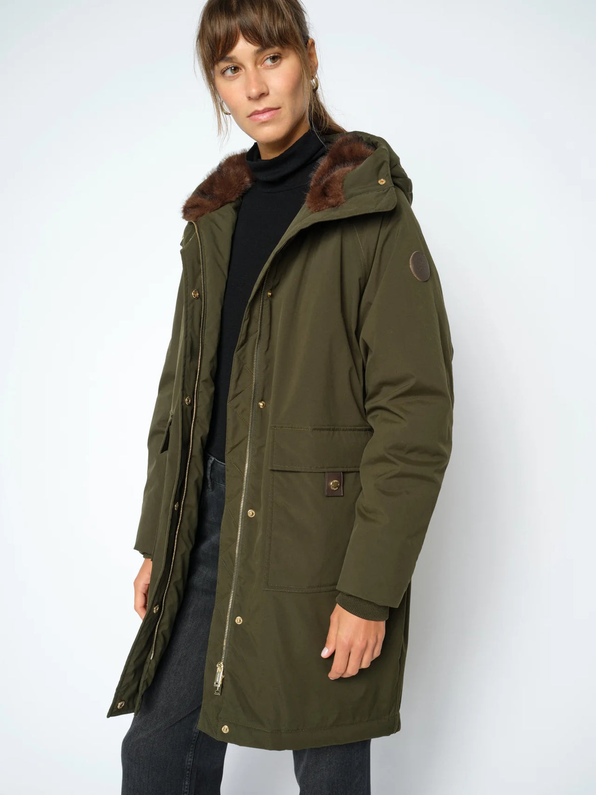 Mos Mosh Cali Faux Fur Parka Coat