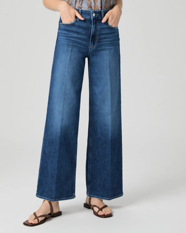Paige Anessa 31" Wide Leg Jean - Dresden
