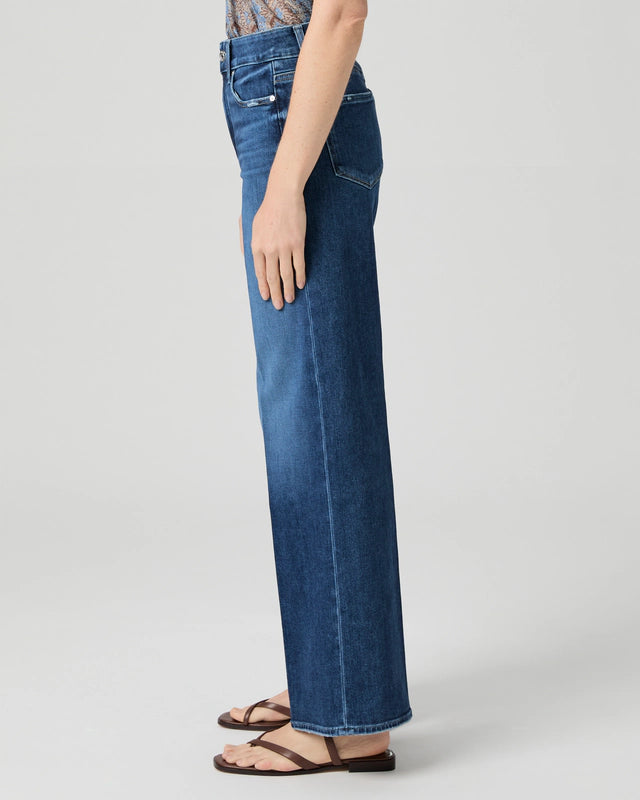Paige Anessa 31" Wide Leg Jean - Dresden