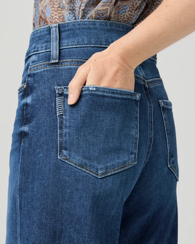 Paige Anessa 31" Wide Leg Jean - Dresden