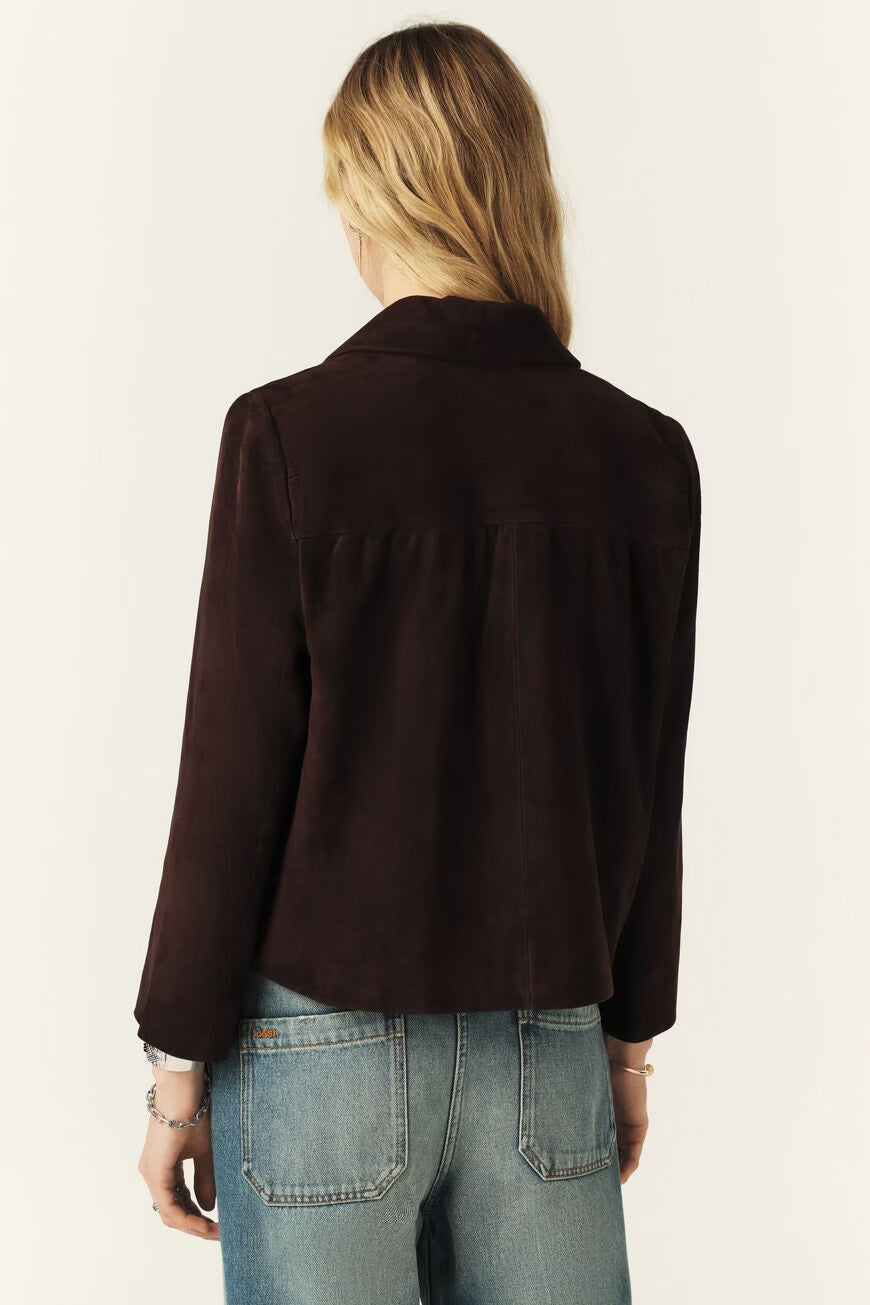 Ba&Sh Milas Suede Jacket - Brown
