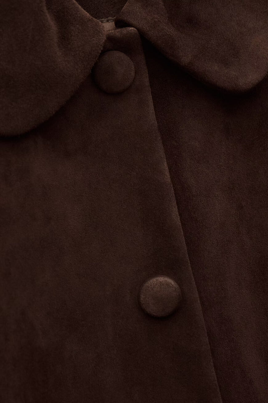 Ba&Sh Milas Suede Jacket - Brown