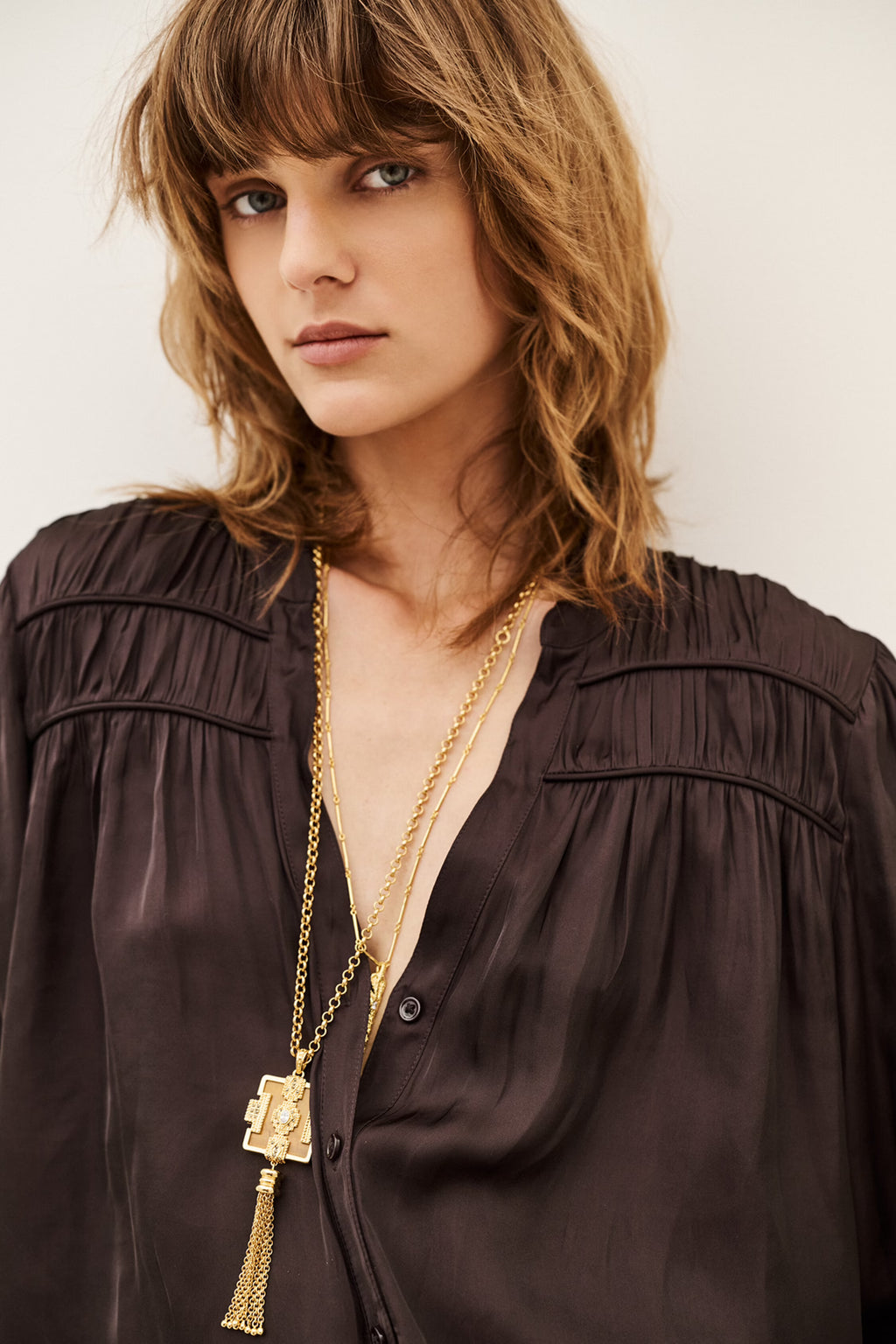 Ba&Sh Cessia Blouse - Burgundy
