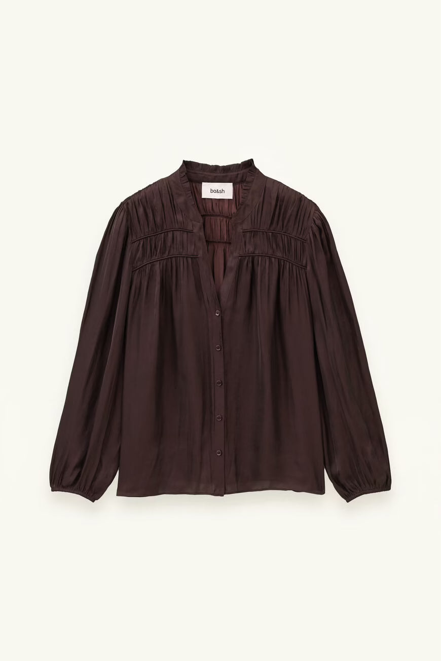 Ba&Sh Cessia Blouse - Burgundy