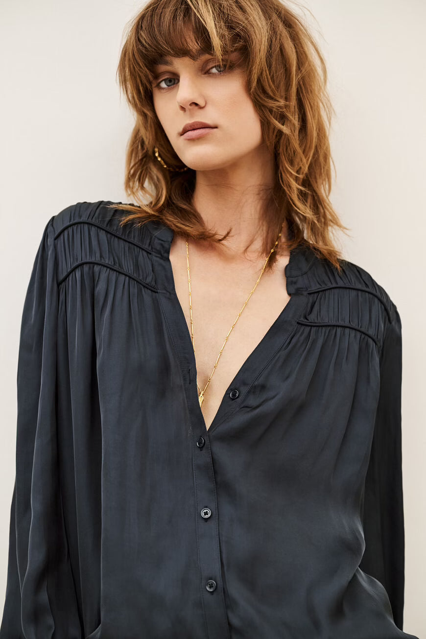 Ba&Sh Cessia Blouse - Navy