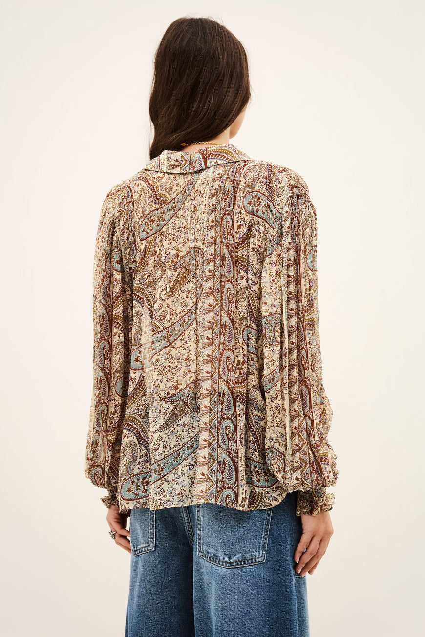 Ba&Sh Cleo Paisley Blouse
