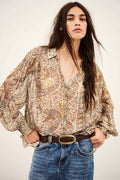 Ba&Sh Cleo Paisley Blouse