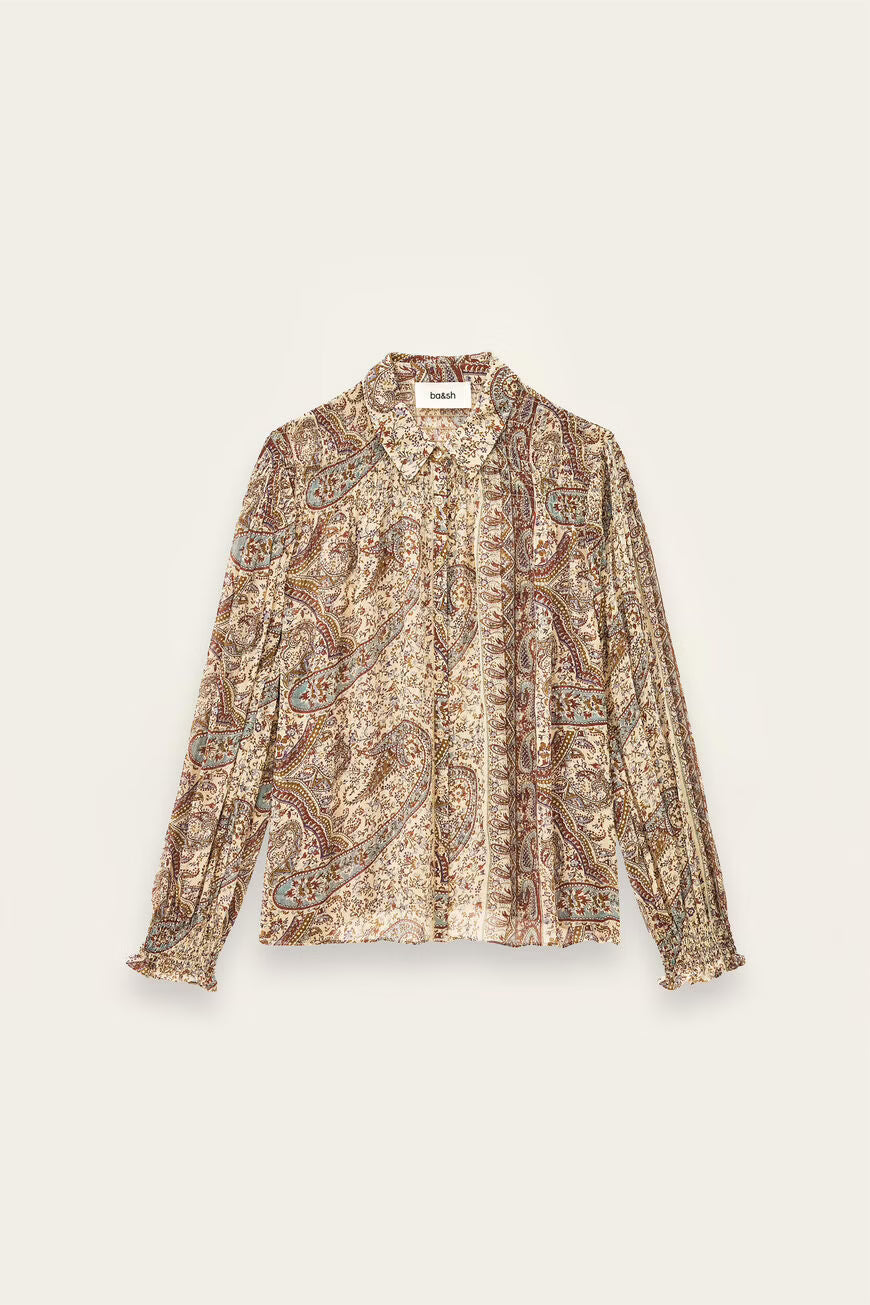 Ba&Sh Cleo Paisley Blouse