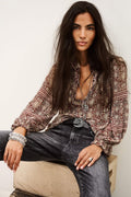Ba&Sh Dennia Blouse - Burgundy