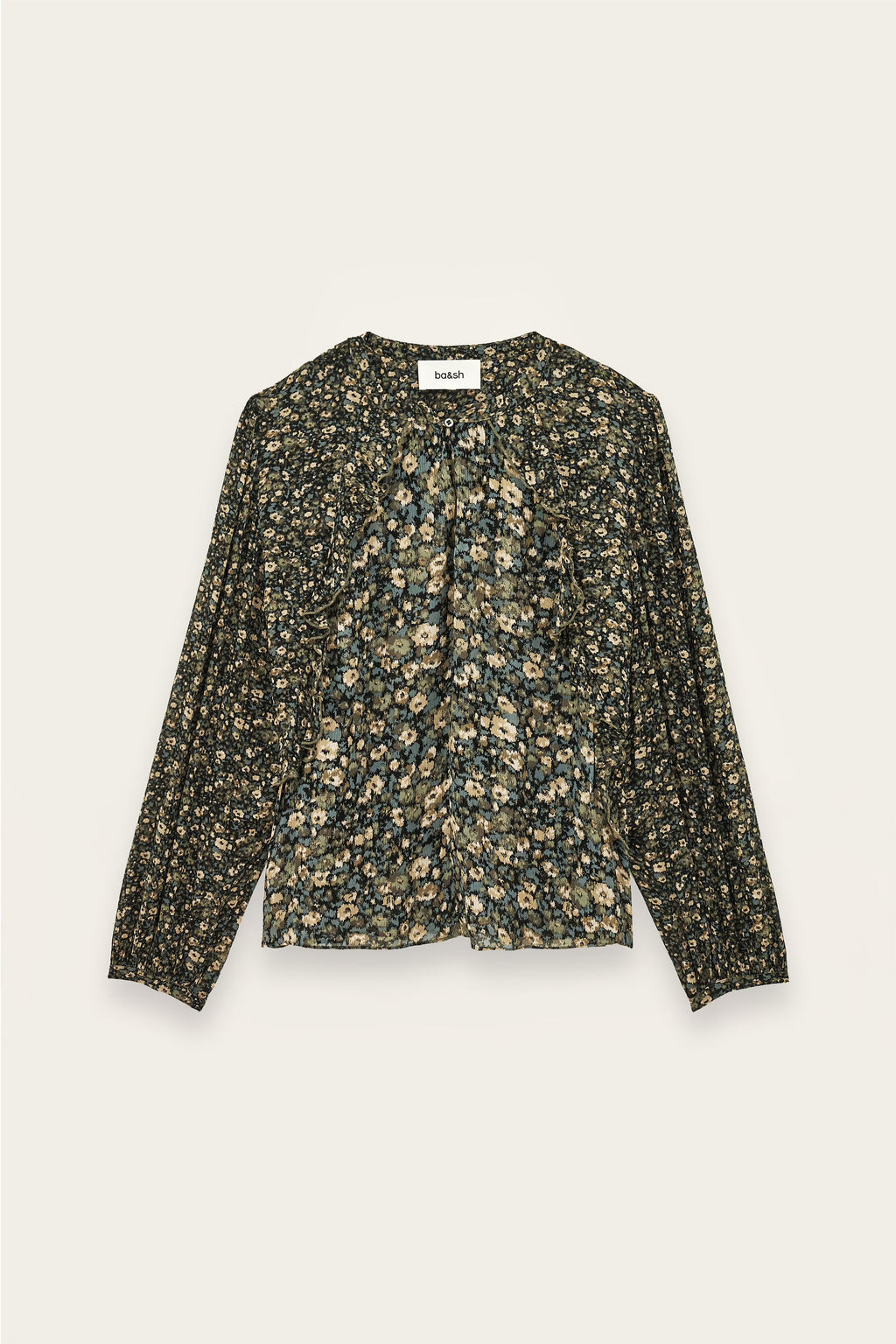 Ba&Sh Kross Romantic Blouse - Khaki