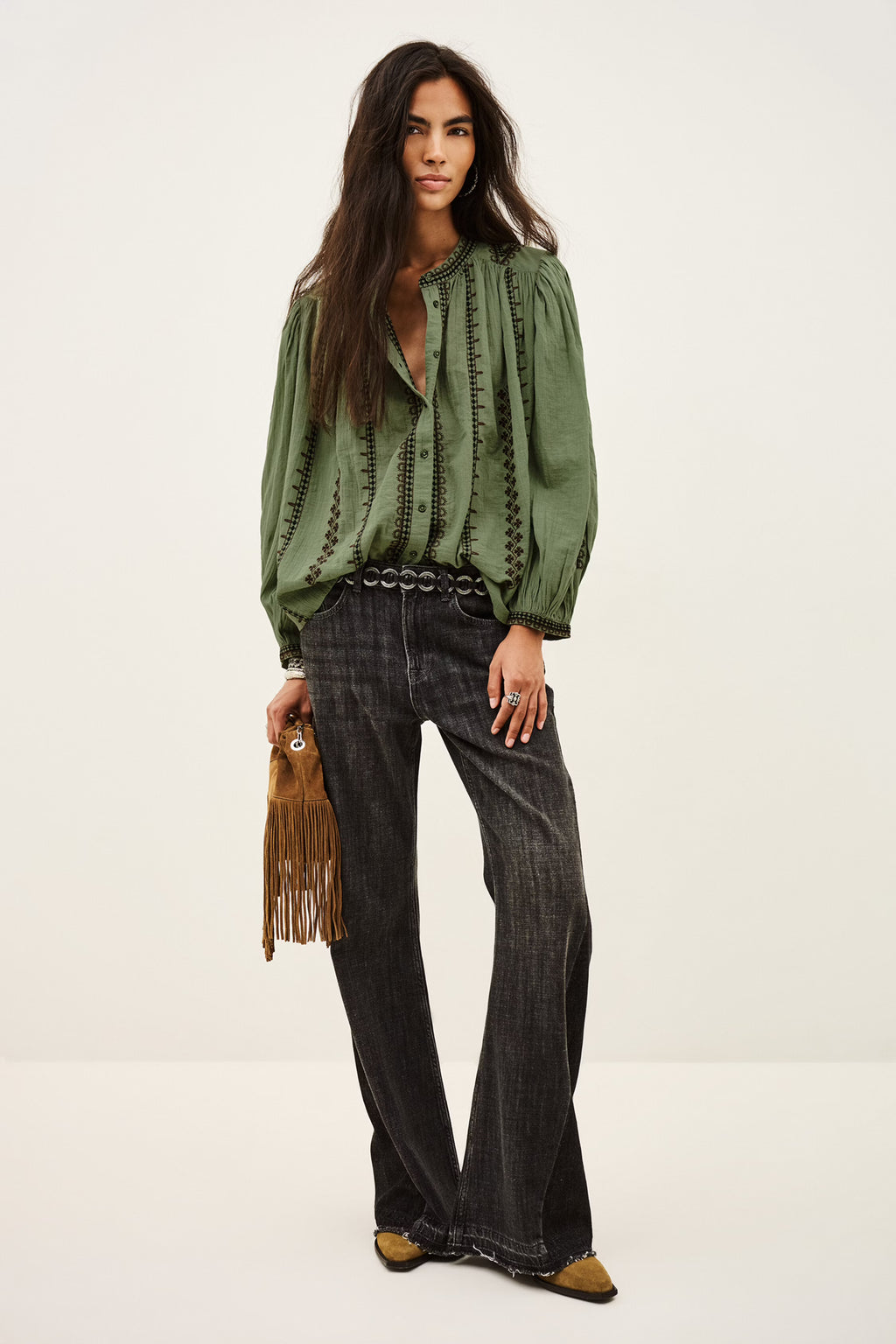 Ba&Sh Mona Blouse - Amande