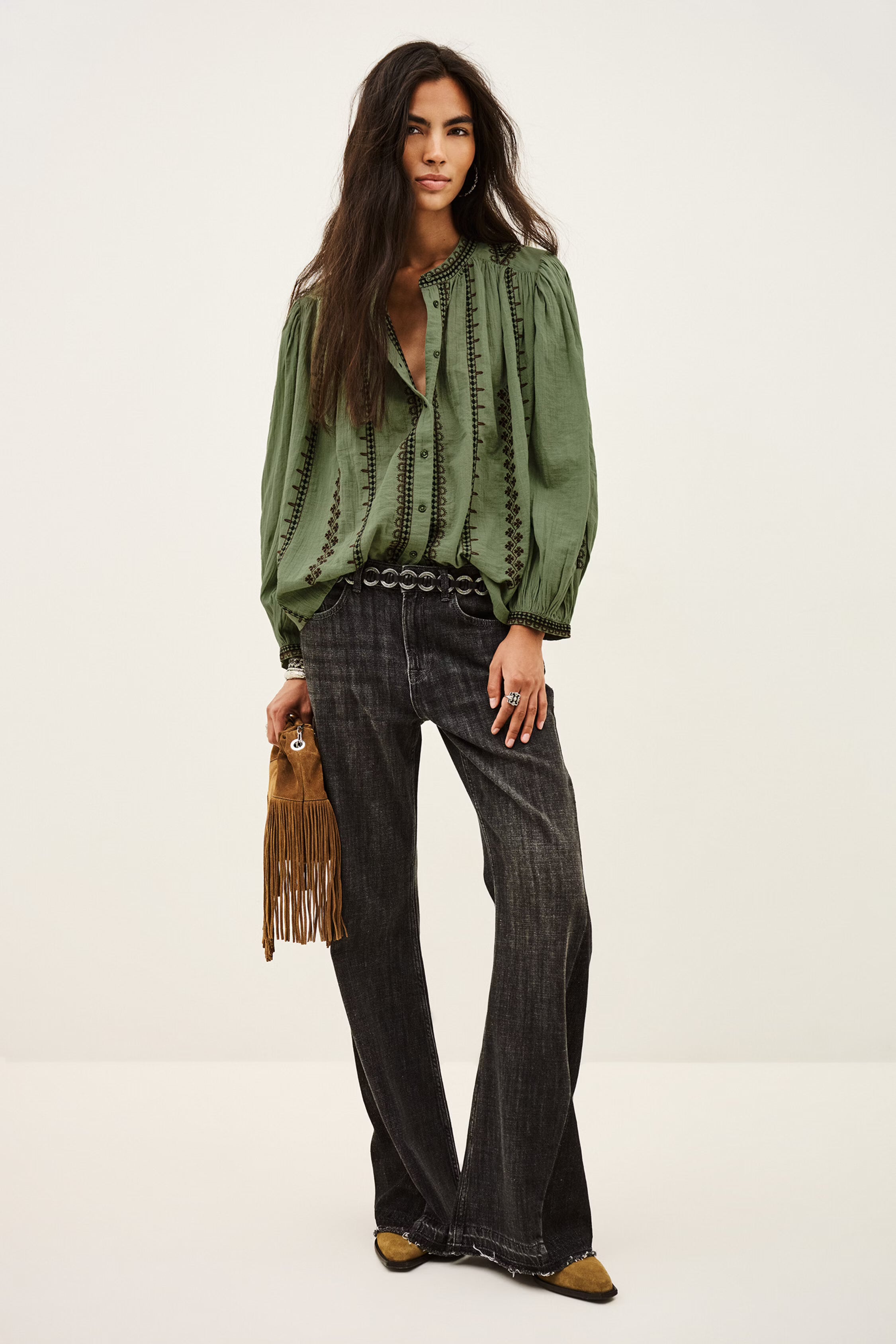 Ba&Sh Mona Blouse - Amande