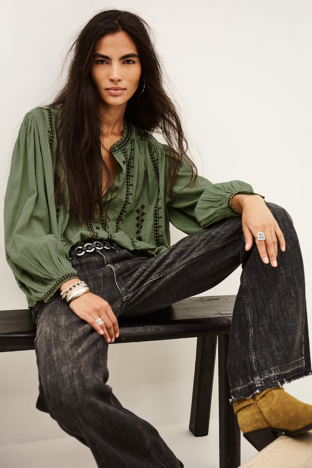 Ba&Sh Mona Blouse - Amande
