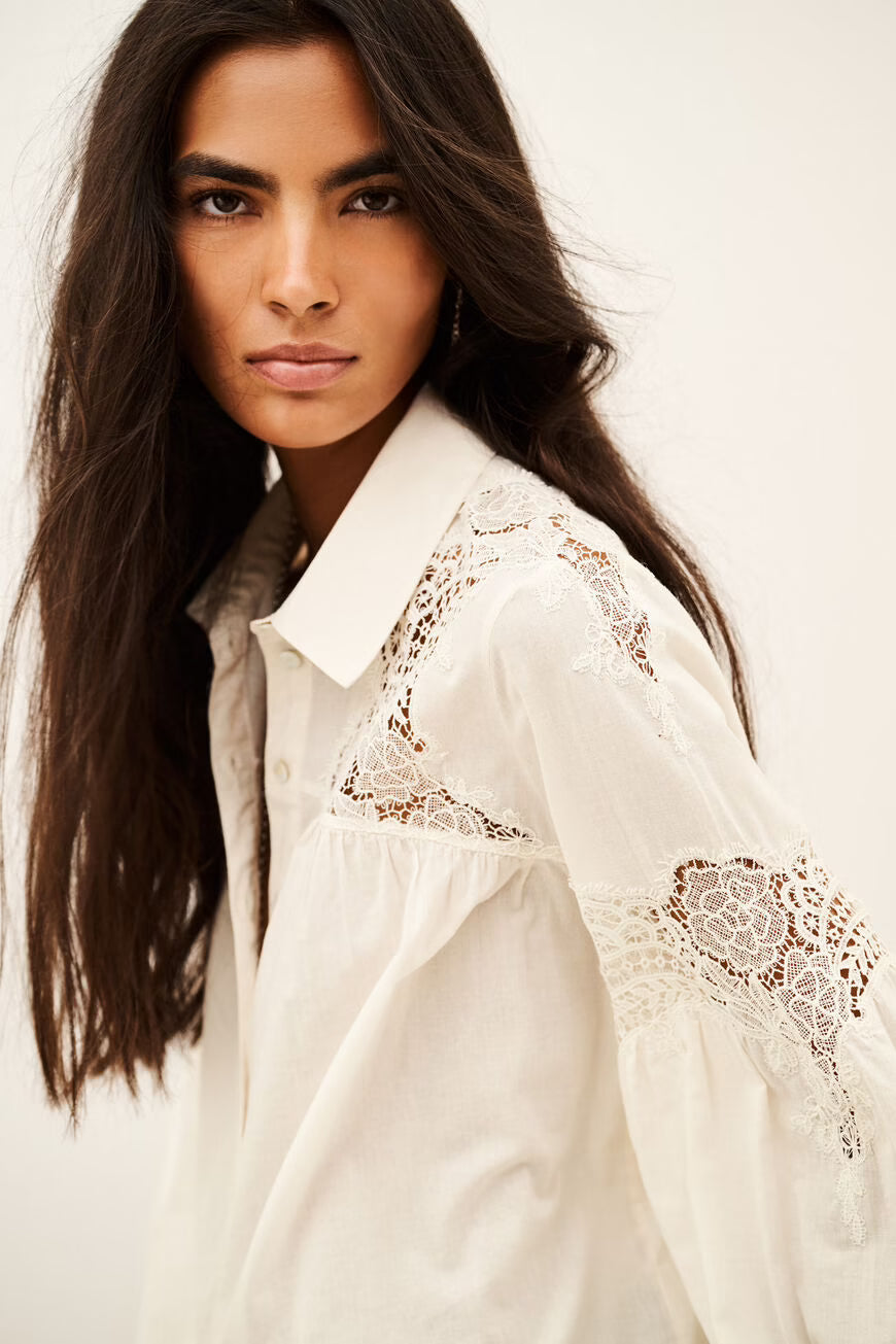 Ba&Sh Roseana Blouse - Ecru