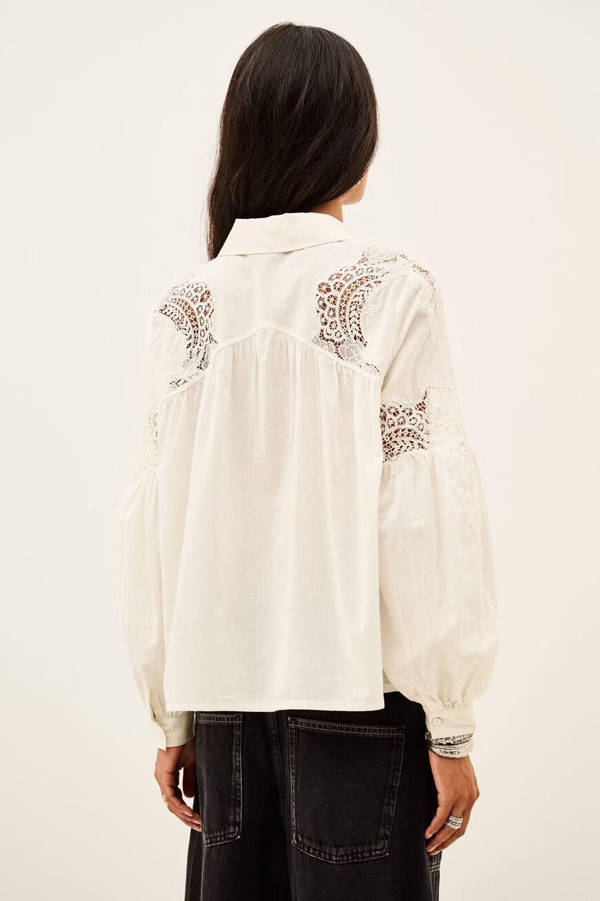Ba&Sh Roseana Blouse - Ecru
