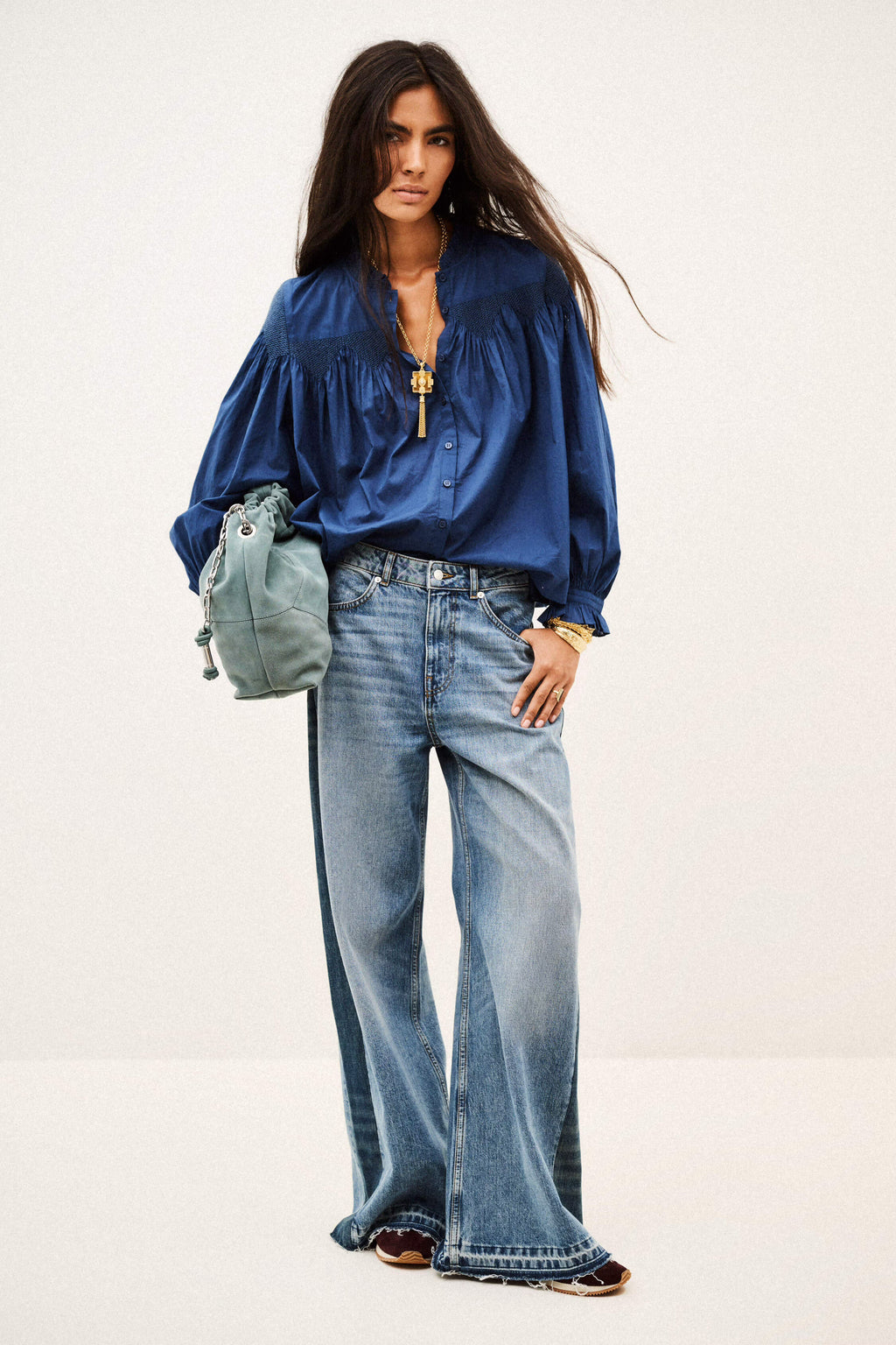 Ba&Sh Tonia Shirt - Blue