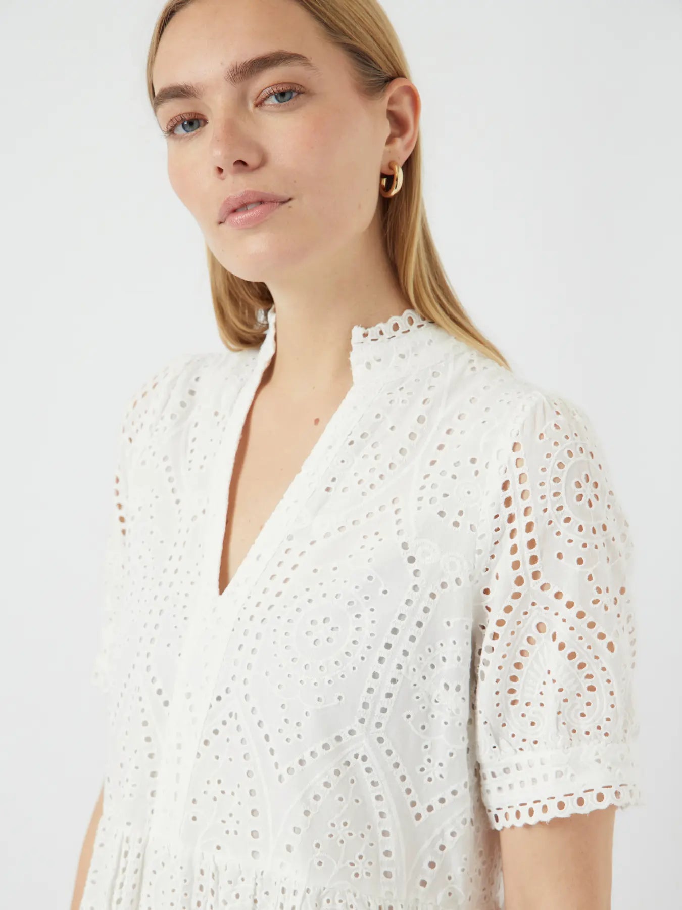YAS Holi Dress - White