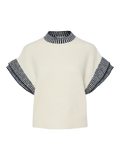YAS Telo Knit Jumper - White