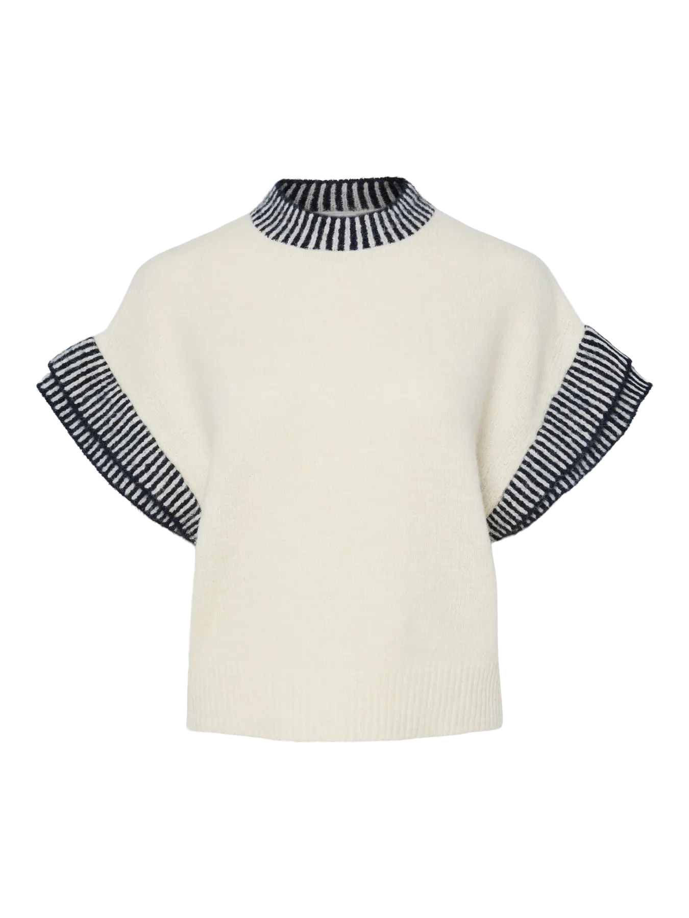YAS Telo Knit Jumper - White