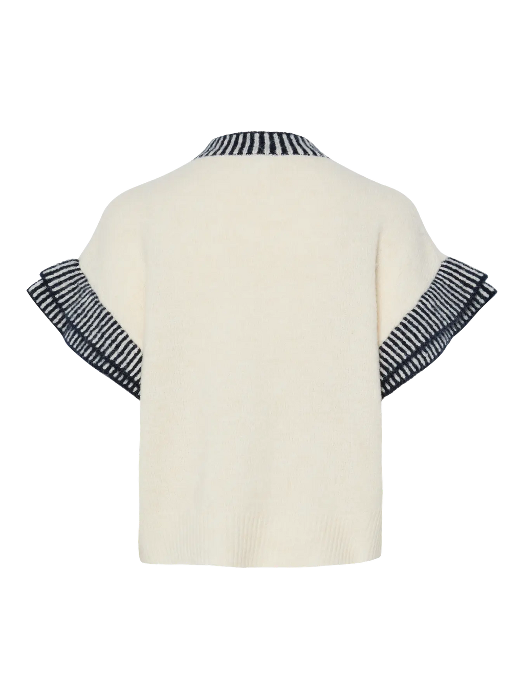 YAS Telo Knit Jumper - White