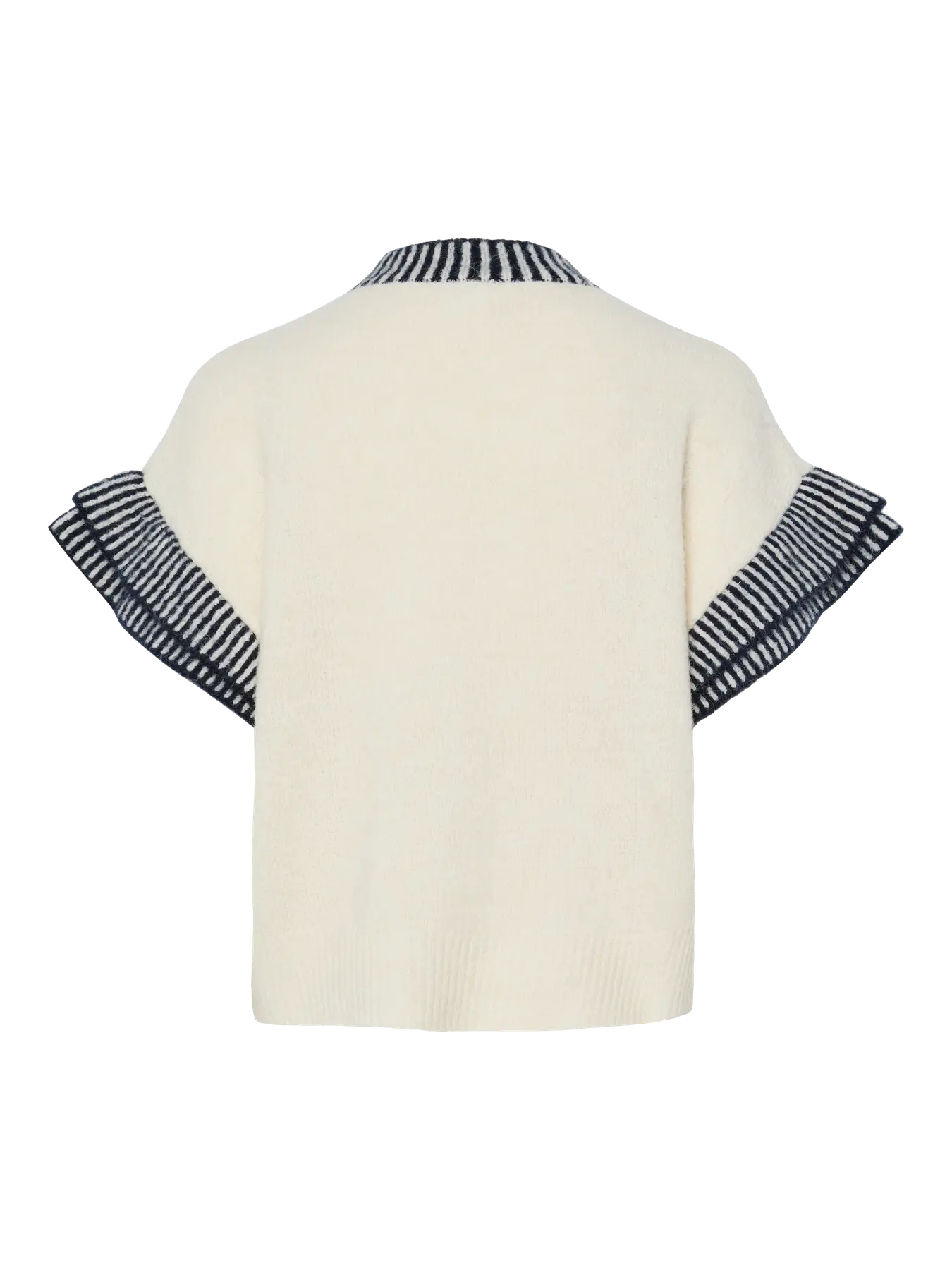 YAS Telo Knit Jumper - White
