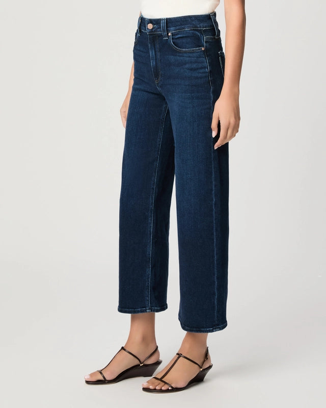 Paige Wide Leg Anessa Jeans - Basilica