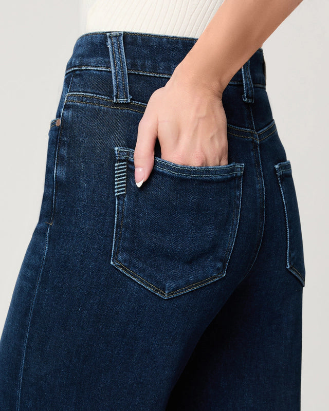 Paige Wide Leg Anessa Jeans - Basilica