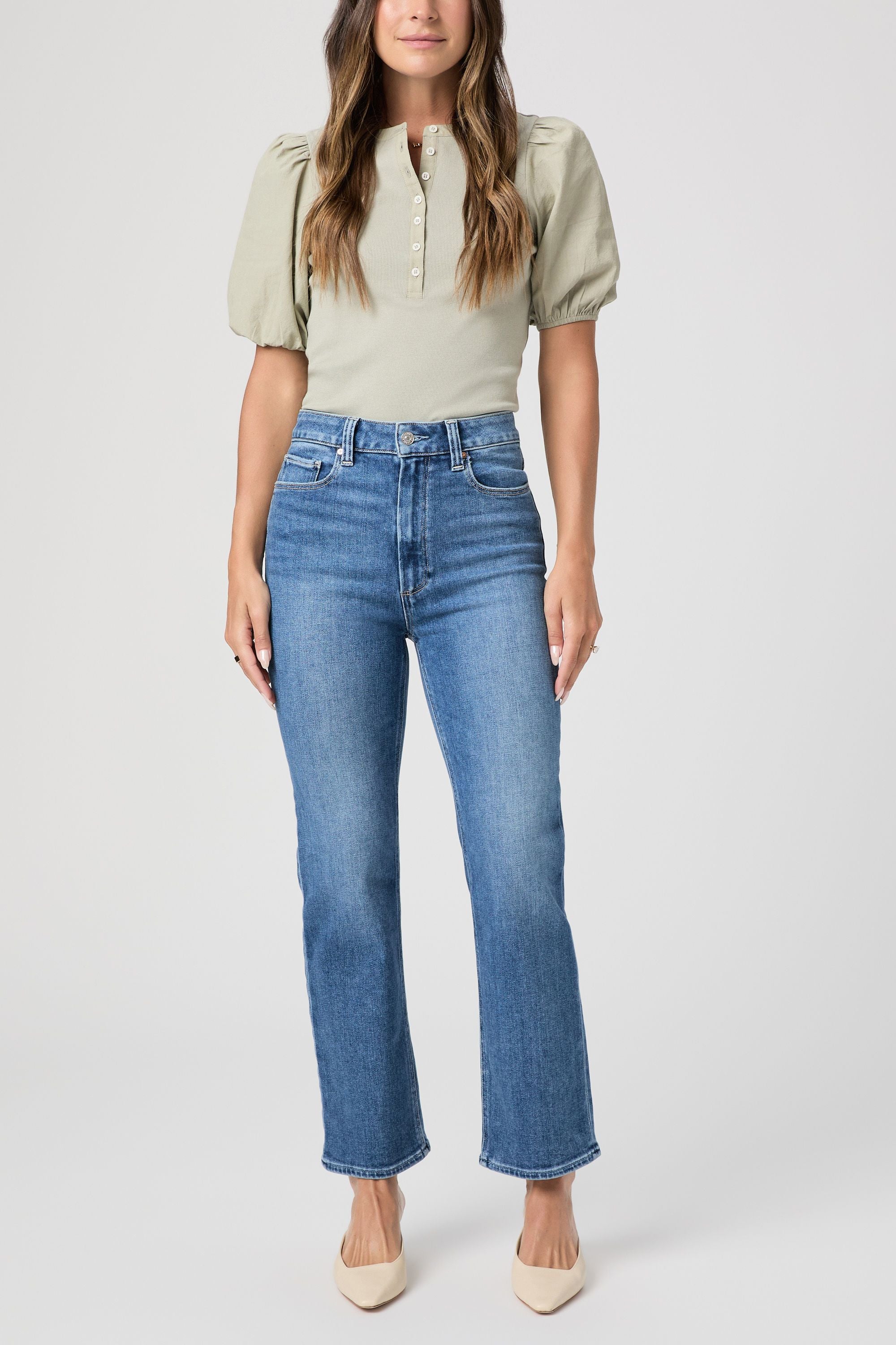 Paige Mason Ankle Jeans - Monoco Mist