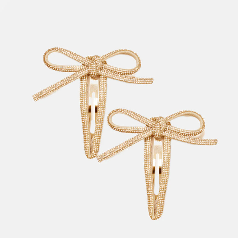 Becksöndergaard Glim Bow Hair Clip - Gold