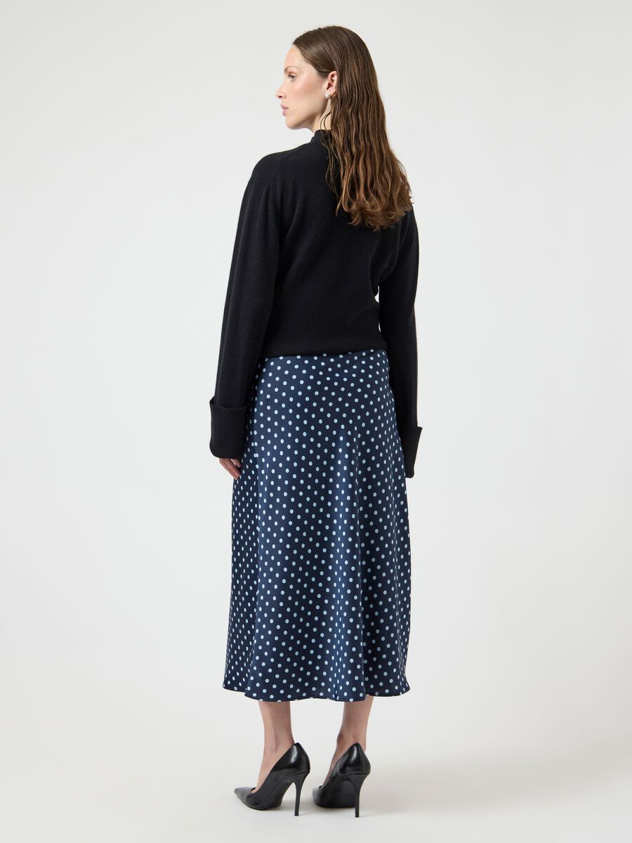 YAS Pella Midi Skirt - Navy