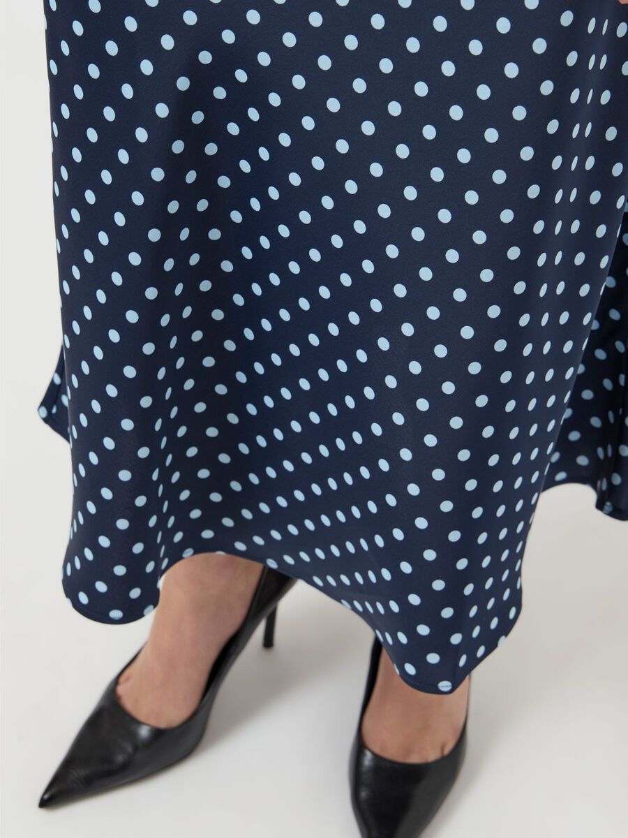 YAS Pella Midi Skirt - Navy