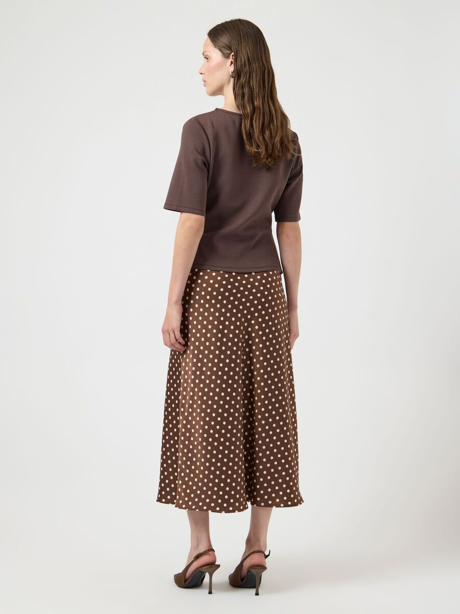 YAS Pella Midi Skirt - Pinecone