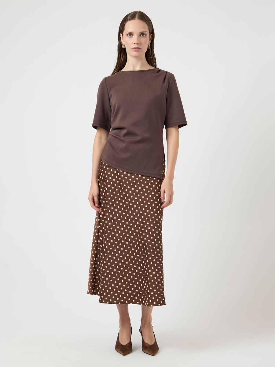 YAS Pella Midi Skirt - Pinecone